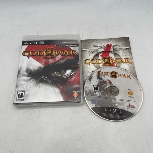 God of War III (PS3, PlayStation 3) Complete CIB w/ Manual - Tested