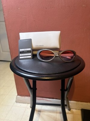 Gentle Monster Atempo G13 Gray and Red Sunglasses with Case
