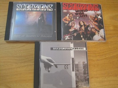 Scorpions cd lot collection crazy world wide live best rockers ballards roll