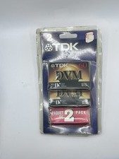TDK Mini Digital Video Cassettes Pack of 2 60 Minute Superior Grade Sealed