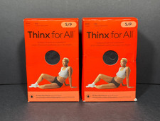 2 PACK of Thinx for All Women's Period Underwear - Super Absorbency - Black -