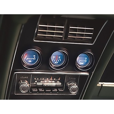 1971-73 Mustang; Auxiliary Cluster LED Bulb Kit; White