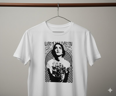 Placebo Brian Molko Every You Every Me Rock Band White T-Shirt - T423