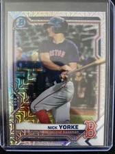 2021 Bowman Chrome Prospects Mojo Refractor Nick Yorke #BCP-243 Red Sox RC