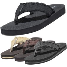 NORTIV 8 Mens Flip Flops Beach Sandals Lightweight EVA Sole Comfort Thongs