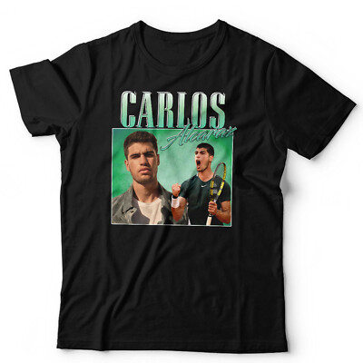 Carlos Alcaraz T-Shirt Appreciation Unisex Throwback Hommage Tennis Wimbledon