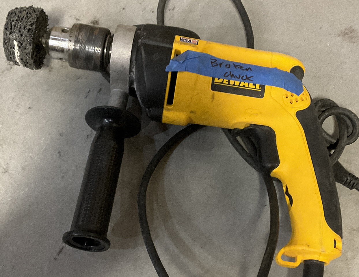 FOR PARTS DEWALT DW511 1/2 inch Single Speed Hammer Drill eBay