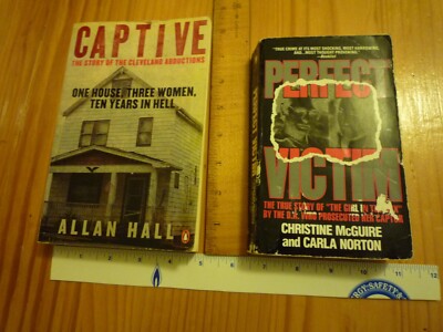 2 True Books Captive Story of Cleveland Abductions & Perfect Victim Girl in aBox