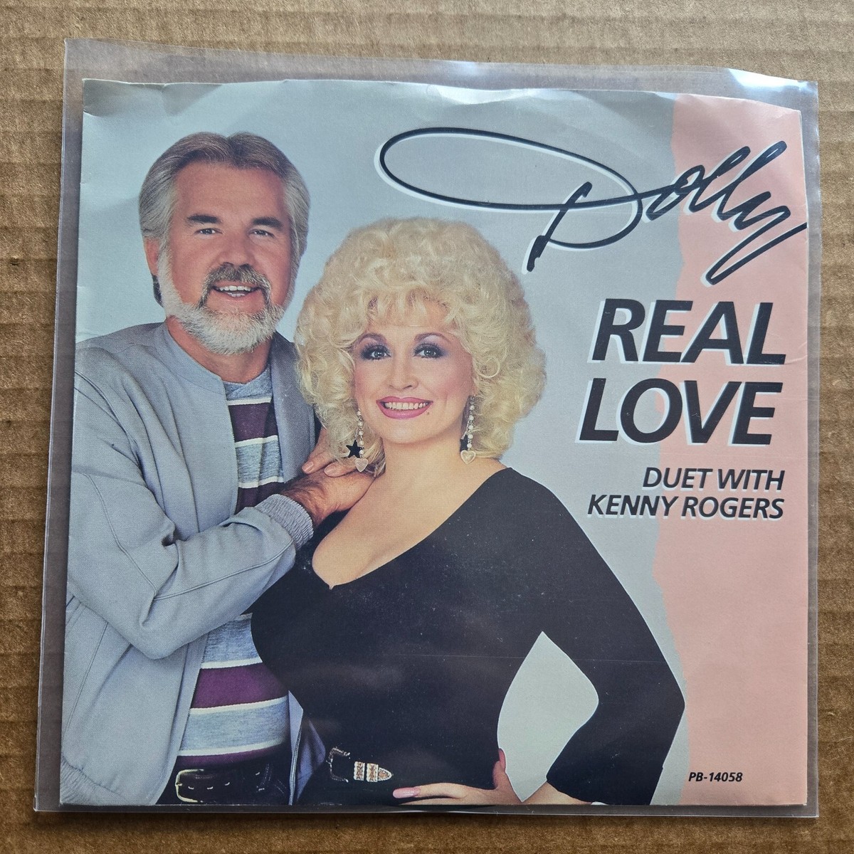 DOLLY PARTON Real Love Duet With KENNY ROGERS DJ PROMO Country 45 
