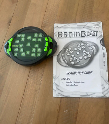 BrainBolt Electronic Game, Educational Insights Brain Bolt, w Instruction Guide