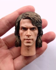 1:6 Resin Anakin Skywalker Head Carved Model Fit 12'' HT Action Figure