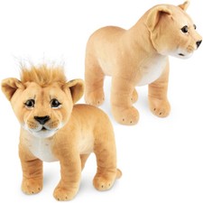Lion Soft Toy Cuddly Toy Stuffed Animal Plush Lion Small Standing 30 Cm