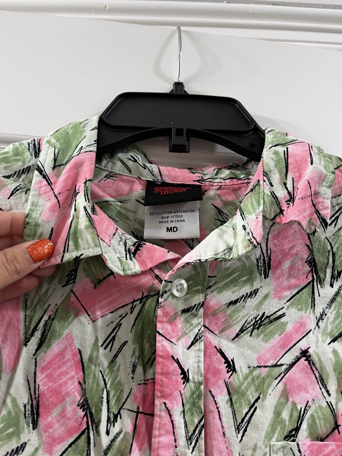 Hot Topic Stranger Things Jim Hopper Collared But… - image 2