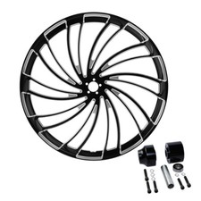 30x3.5 Front Wheel Rim Hub Single Disc Fit For Harley Road Street Glide 97-21