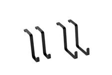 Newage VersaRac Multi-Pack Hanging Hooks Black 2x 4in and 2x 8in 40131