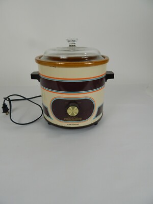 Vintage Crock-Pot Slow Cooker Rival Brand Model No 3100/2