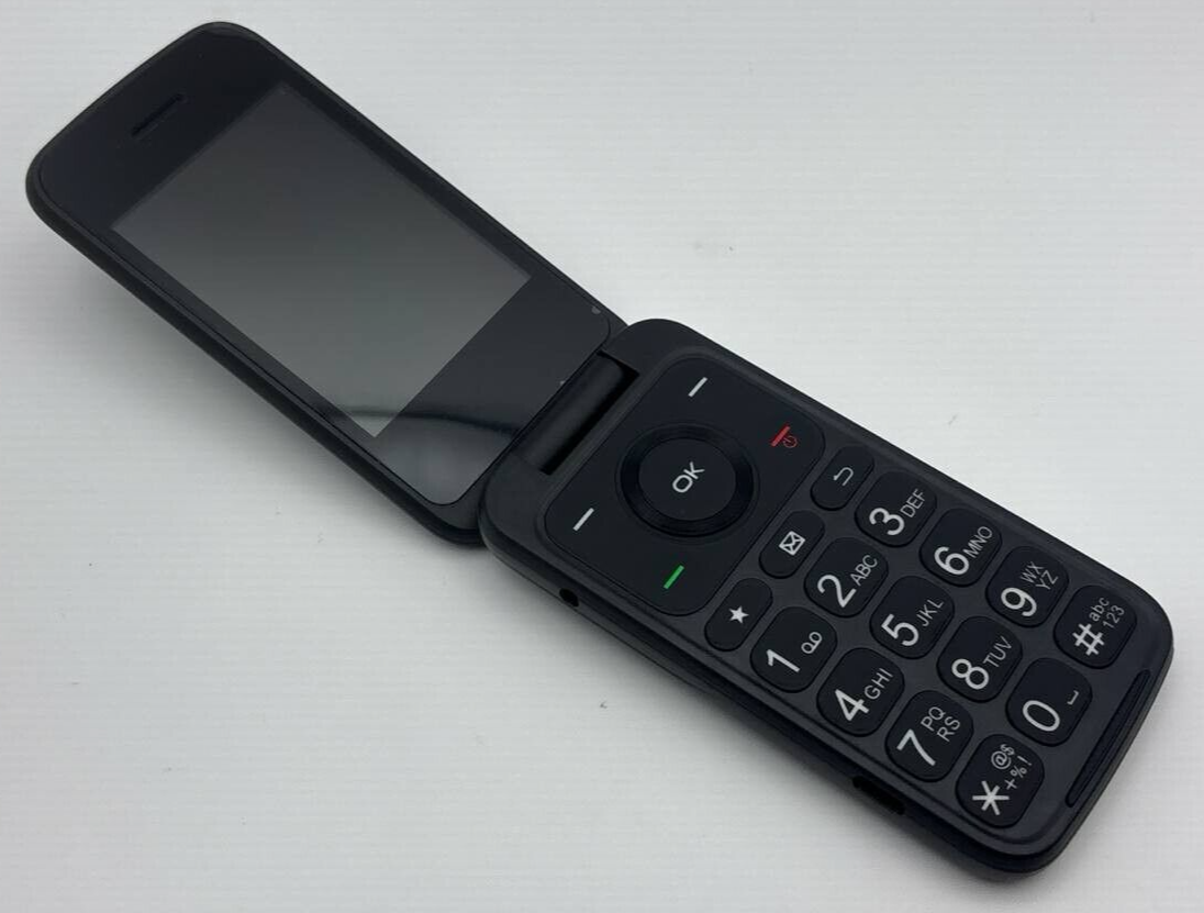 TCL FLIP 2 T408DL Phone TracFone 4G LTE 16GB 2.8” Seniors