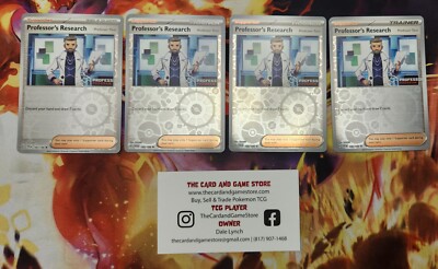 Pokemon TCG Professor's Research Professor Program 2023 Turo NM x4 (Playset)