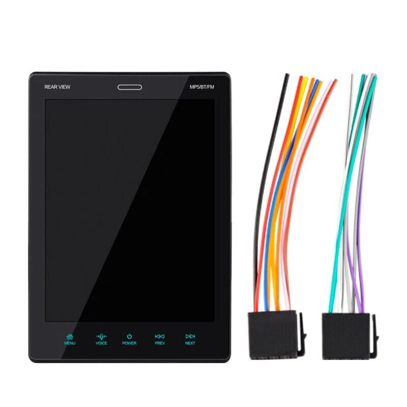 Reproductor MP5 de video para automóvil con pantalla táctil de 9,5" 1 Din FM Bluetooth radio audio estéreo Foto 4 de 4