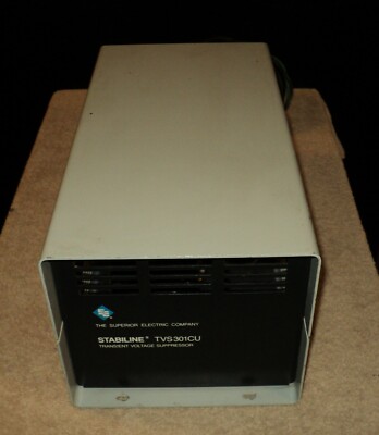 SUPERIOR ELECTRIC STABILINE 120V 30A TRANSIENT VOLTAGE SUPPRESSOR TVS301CU