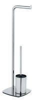 Wenko Stand Wc Garnitur Iria Metall Silber Toiletten BüRste Badezimmer GäSte Wc