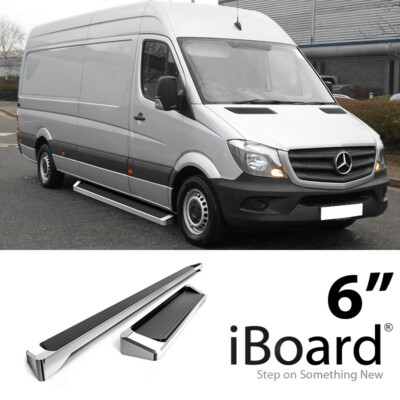 APS Running Board Style Side Step 6in Fit Dodge Mercedes-Benz
