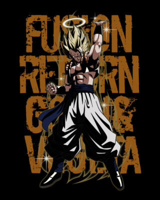 Cover per Oppo A76 Manga Dragon Ball Gogeta Visage