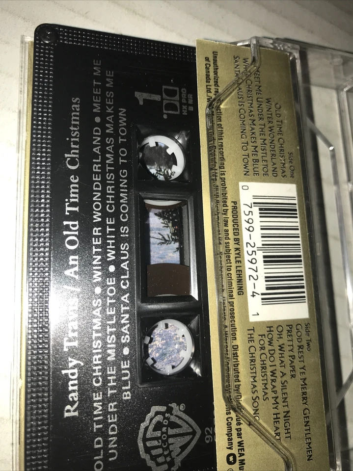 Randy Travis an old time christmas  cassette - Image 3 of 3