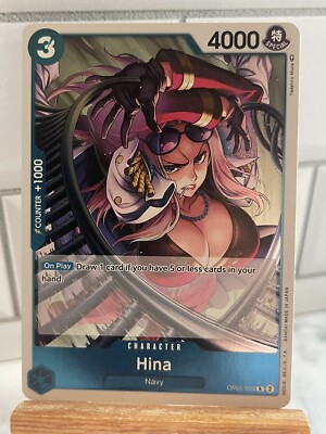 Character Hina OP05-050 RARE One Piece TCG Awakening of the New
