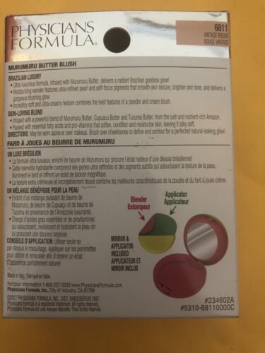 PHYSICIANS FORMULA - Murumuru Butter Blush Vintage Rouge 6811 - Picture 4 of 5