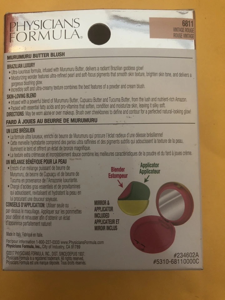 PHYSICIANS FORMULA - Murumuru Butter Blush Vintage Rouge 6811 - Image 4 of 4