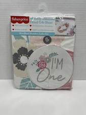 NEW Fisher Price Monthly Milestone Fitted Crib Sheet Woodland Wonders Collection