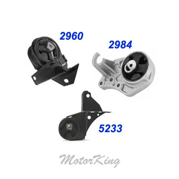 Dodge Grand Caravan 1996-00 transmisión 3,3/3,8 L Montaje 3 PIEZAS 5233 2960 2984 M780 Foto 2 de 4