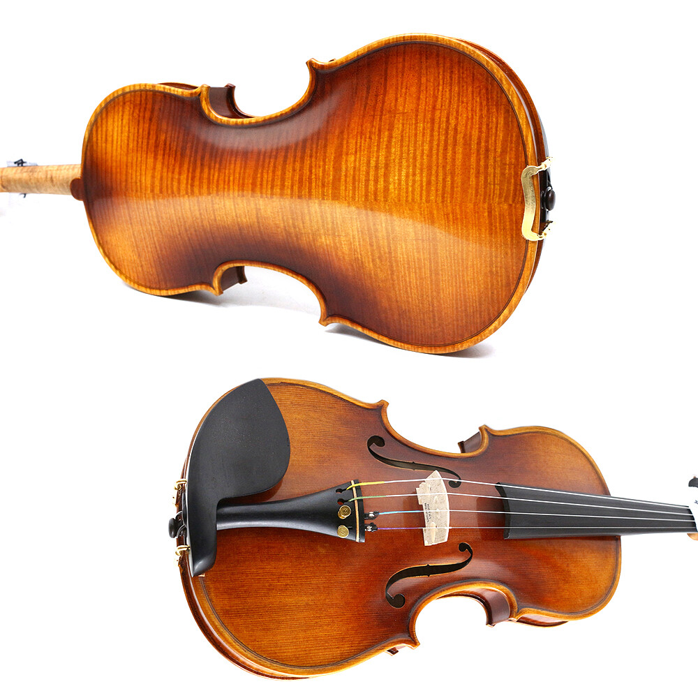 4/4 Scale Handcrafted Violin, Accompanied by Portable Case, Bow 