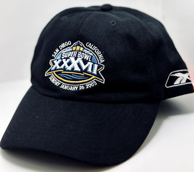 Vintage 2003 Super Bowl XXXVII San Diego NFL Hat Cap Reebok Pepsi Twill Adjust