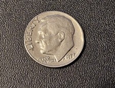 1977 Dime No Mint Mark