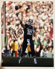Michigan State University Signed Connor Cook 2014 Rose Bowl 8x10