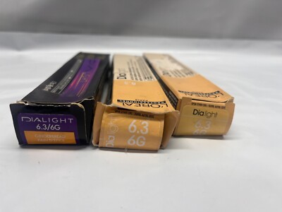 Lot of 3 - L'Oreal Dialight  6.3/6G, Demi-Permanent Color, Boxes Damaged