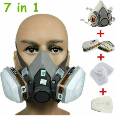 Maschera Antigas 3M 6202 Con Filtri 2091 P100 – Kit Spray E Pittura, Taglia M