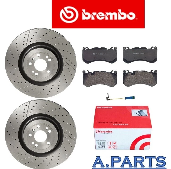 BREMBO BREMSENSATZ KOMPLETT VORNE 390mm WK MERCEDES ML 63 AMG GL X166 GLE W166 - Bild 1 von 1