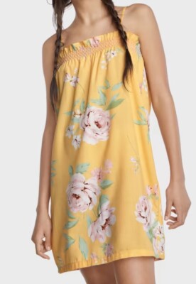 NWT Girl's Size 5/6 Yellow Floral The Children s Place Nightgown