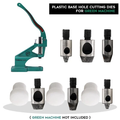 ARTANDCRAFTSUK Eisen Mehrschicht Lochschneider Stanze Matrize für grüne Handpresse Maschine Lederhandwerk