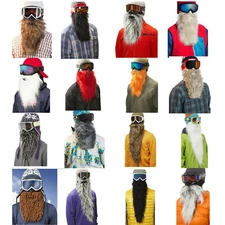 Beardski Motorcycle Biker Ski Beard Bearded Face Mask