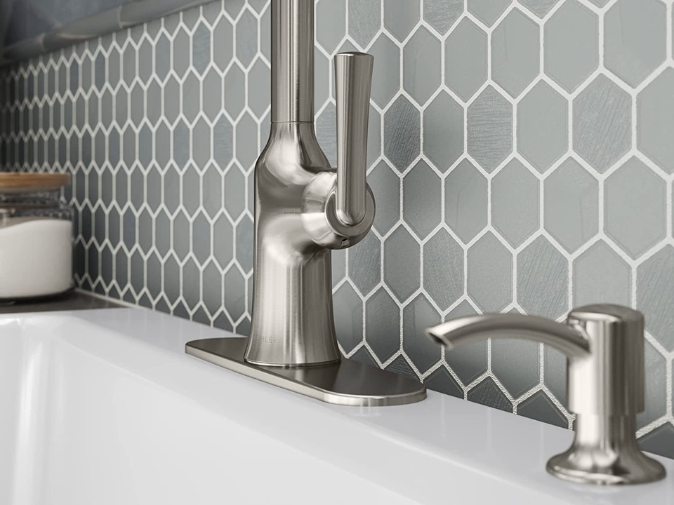 KOHLER R23089 Kitchen Faucet, Pull Down, 2 Function Sprayhead eBay