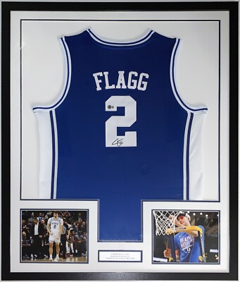 Cooper Flagg Autographed Nike Duke Blue Devils Jersey Beckett BAS