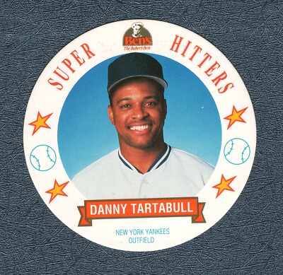 Danny Tartabull 1992 Bens Bread Baseball Super Hitters New York Yankees Disc 13