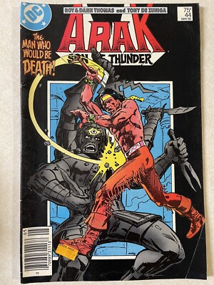 Arak Son of Thunder #44 Man Who Would be Death 1985 DC Comics