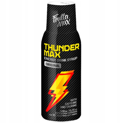 NEU FruttaMax Sirup Energiegetränk 500ml mit Koffein Taurin Vitaminen