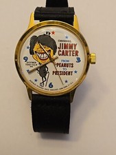 JIMMY CARTER, Manual Wind, Rare! MENS CHARACTER WATCH