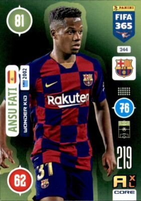 Fifa 365 Cards 2021 - 244 Ansu Fati Wonder Kid